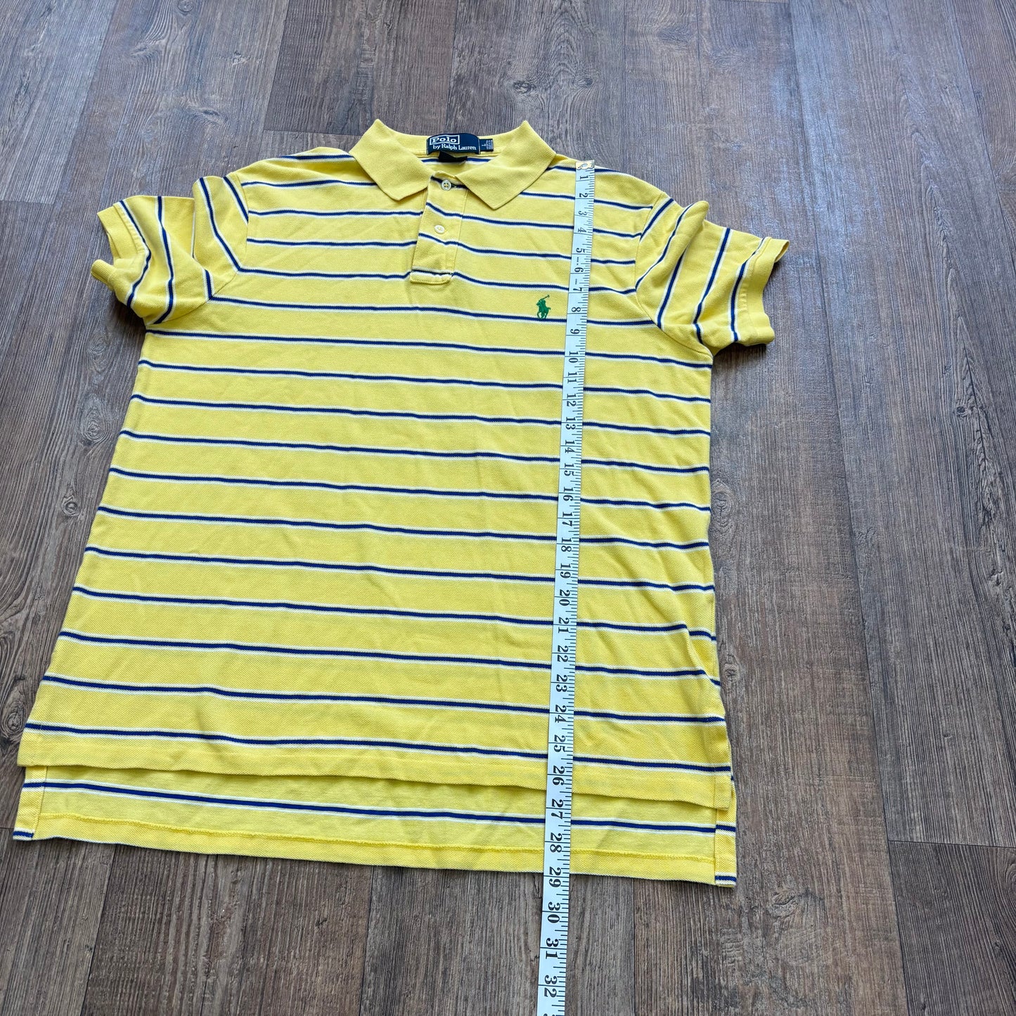 Ralph Lauren striped polo shirt (L)