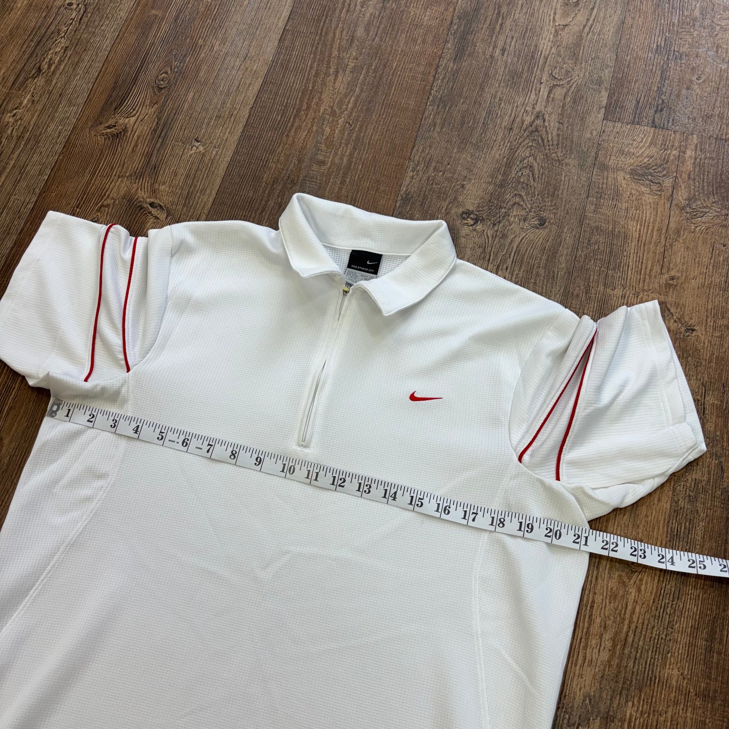 Vintage Nike sphere half zip polo shirt size (M)