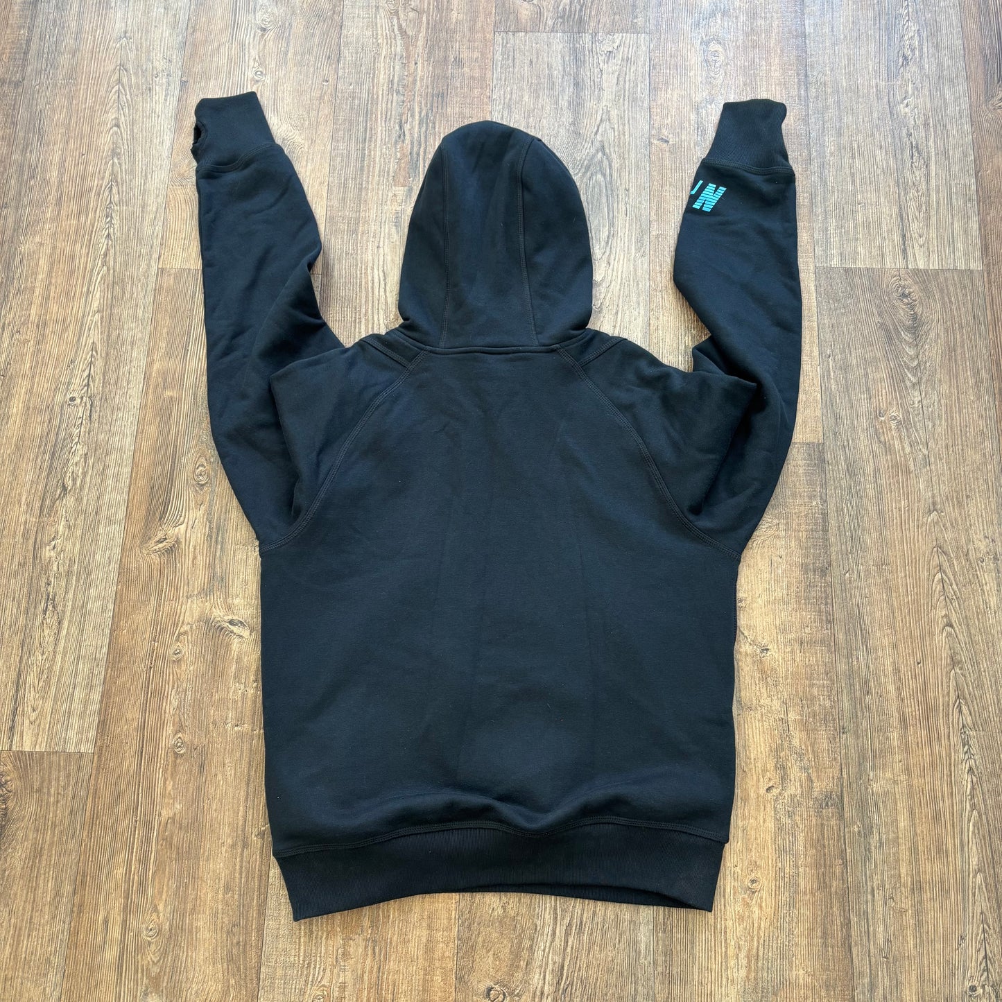Vintage Nike PRM hoodie black and blue (S)