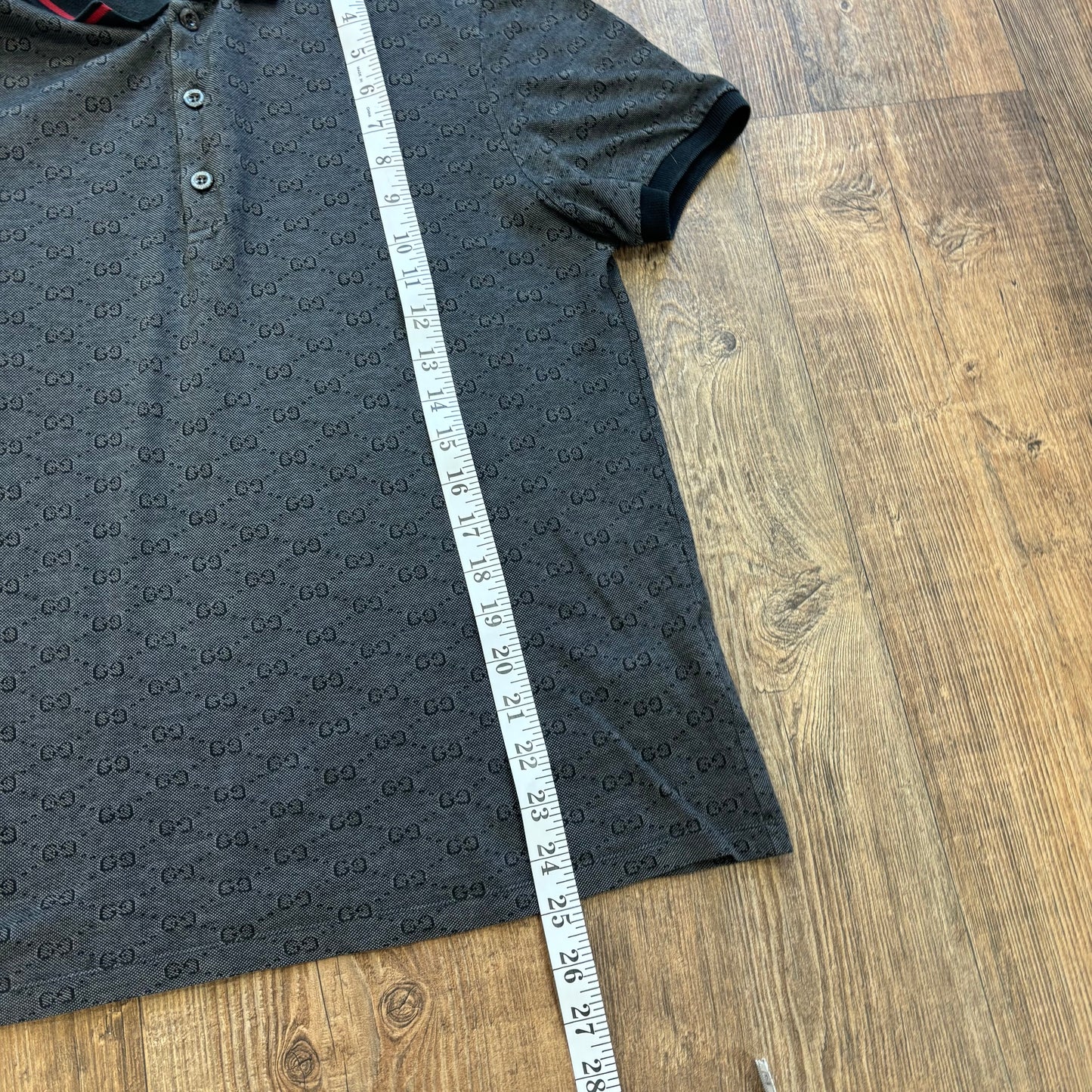 Vintage Gucci gg monogram polo shirt size (XS)