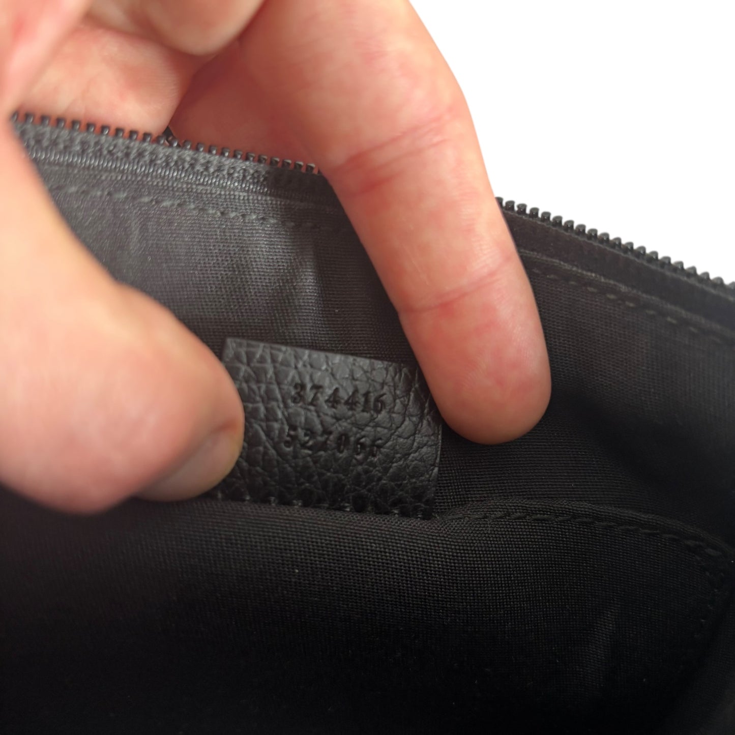 Gucci GG messenger bag black nylon 374416 527066