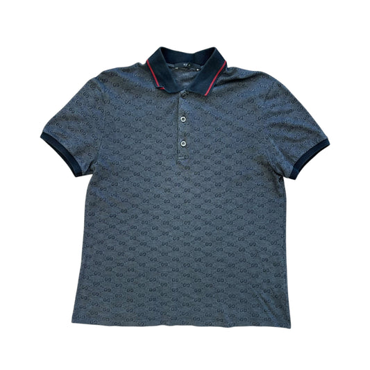 Vintage Gucci gg monogram polo shirt size (XS)