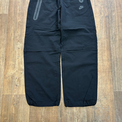 Nike tech fleece open leg tracksuit bottoms (XS)