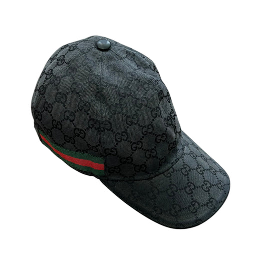Gucci GG monogram cap black size (S)