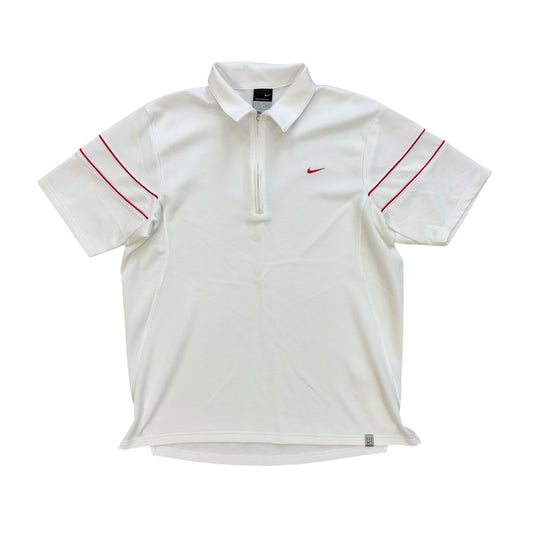 Vintage Nike sphere half zip polo shirt size (M)