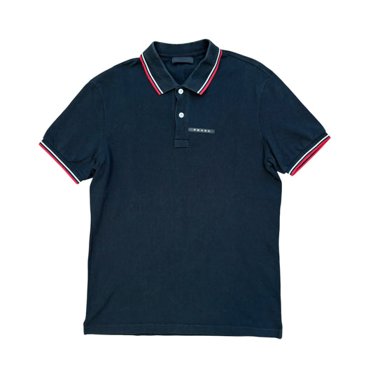 Vintage Prada polo shirt black (L)