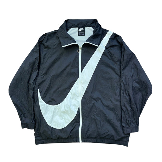 Nike full swoosh tick track jacket (S)