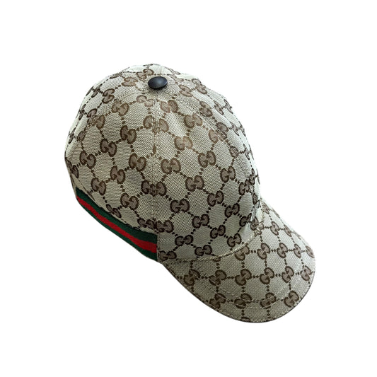 Gucci GG monogram cap beige size (S)