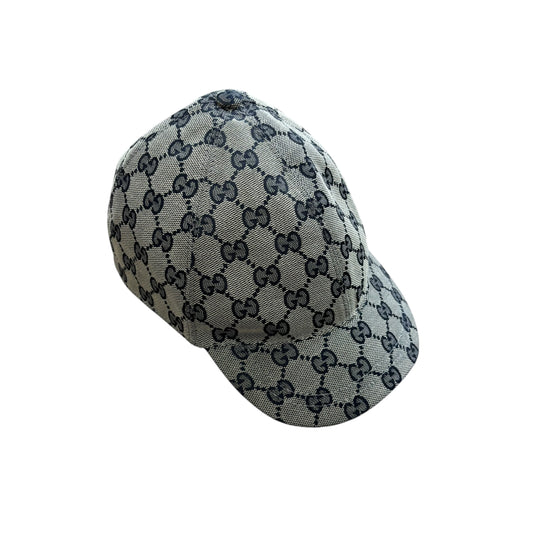 Kids Gucci GG monogram cap navy size (M)