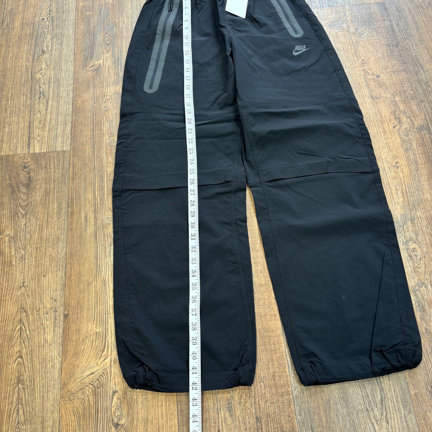 Nike tech fleece open leg tracksuit bottoms (XS)