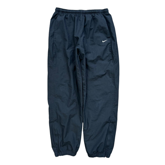 Vintage Nike swoosh tick track pants black (M)