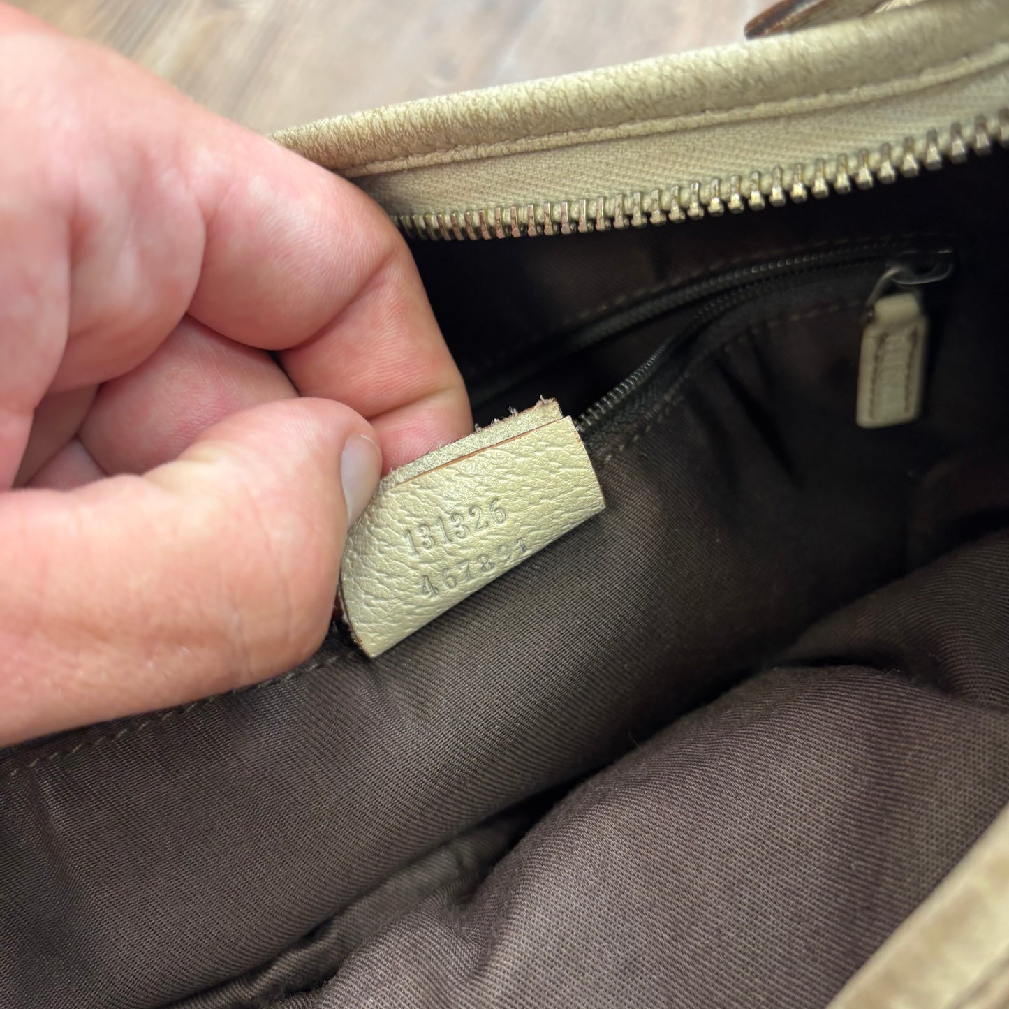 Vintage Gucci GG canvas shoulder bag bag 131326 (M)