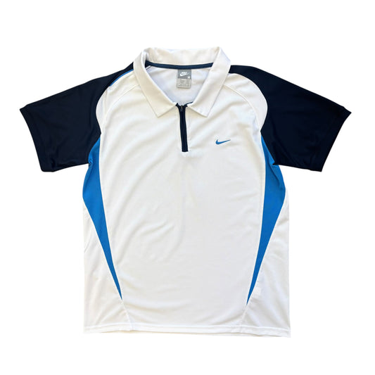 Vintage Nike air max shox TL half zip polo shirt y2k size (M)