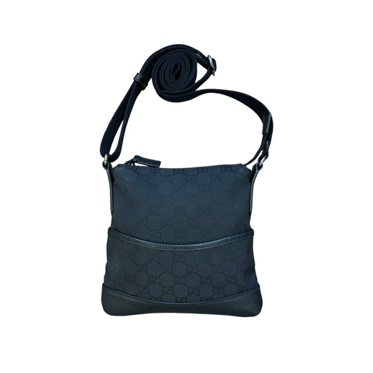 Vintage Gucci GG nylon messenger bag (XS)