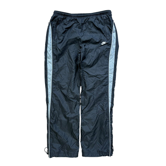 Vintage Nike nylon track pants black (XL)